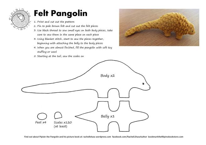 felt pangolin