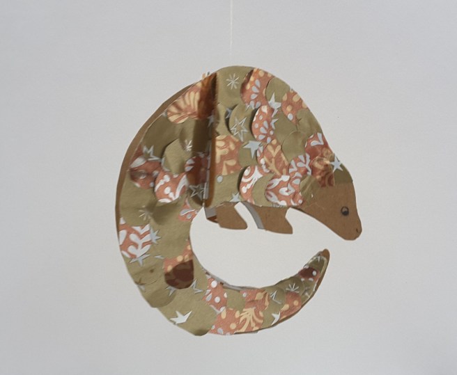 Pangolin Christmas bauble