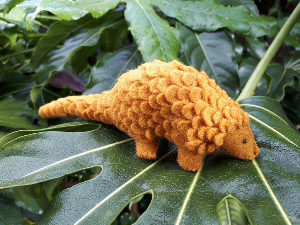 Felt pangolin
